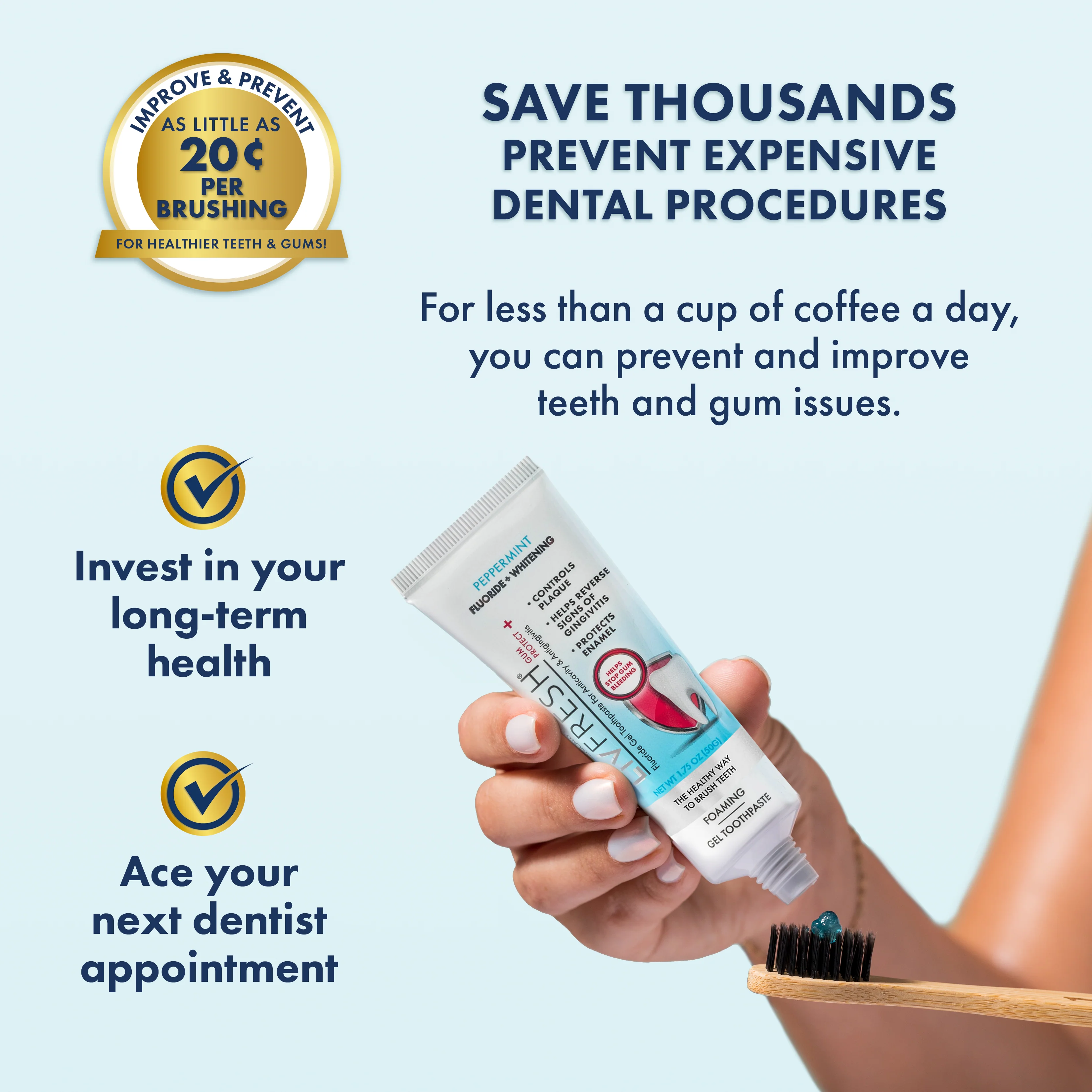 LIVFRESH Gum Protect+ Gel Toothpaste multi-pack - Image 6