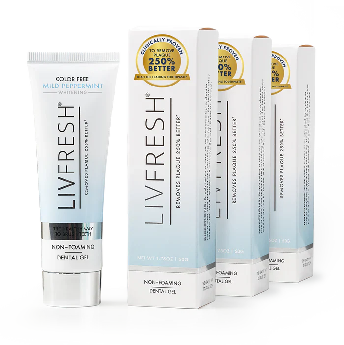 LIVFRESH Mild Peppermint Gel Toothpaste - Image 2
