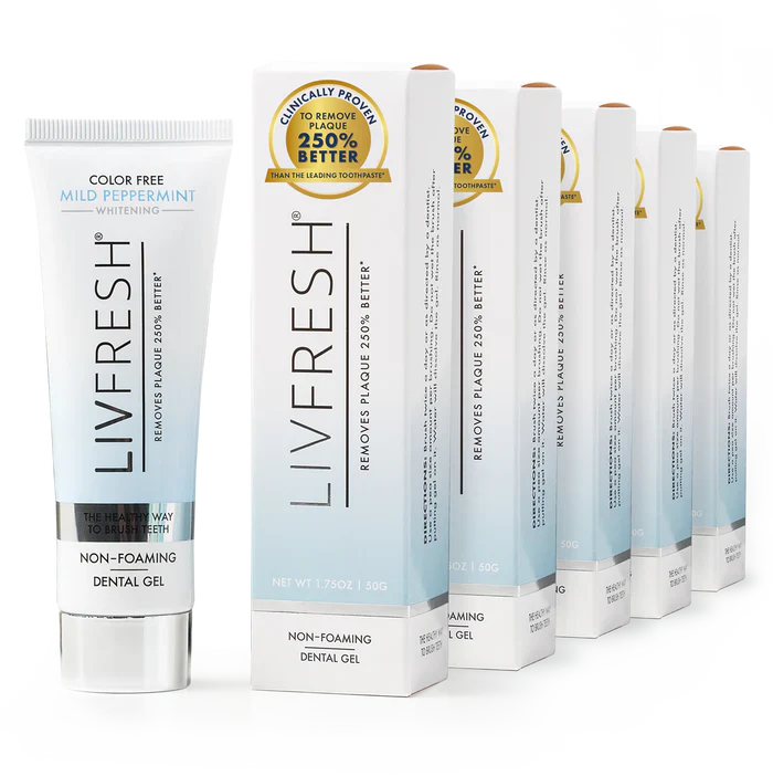 LIVFRESH Mild Peppermint Gel Toothpaste - Image 3