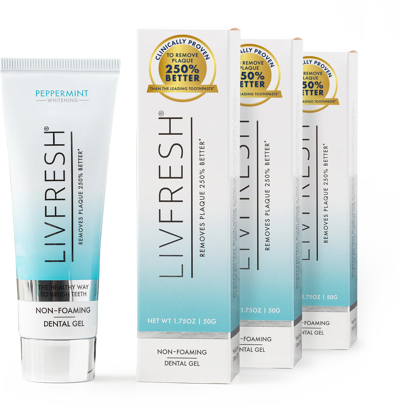 LIVFRESH Peppermint Gel Toothpaste - Image 2