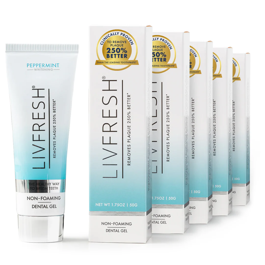 LIVFRESH Peppermint Gel Toothpaste - Image 9