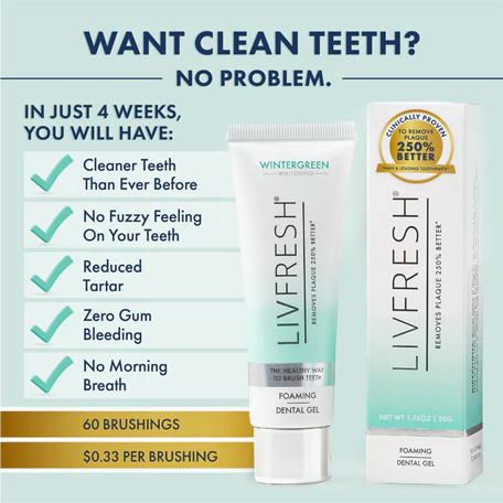 LivFresh Wintergreen Gel Toothpaste - Image 4
